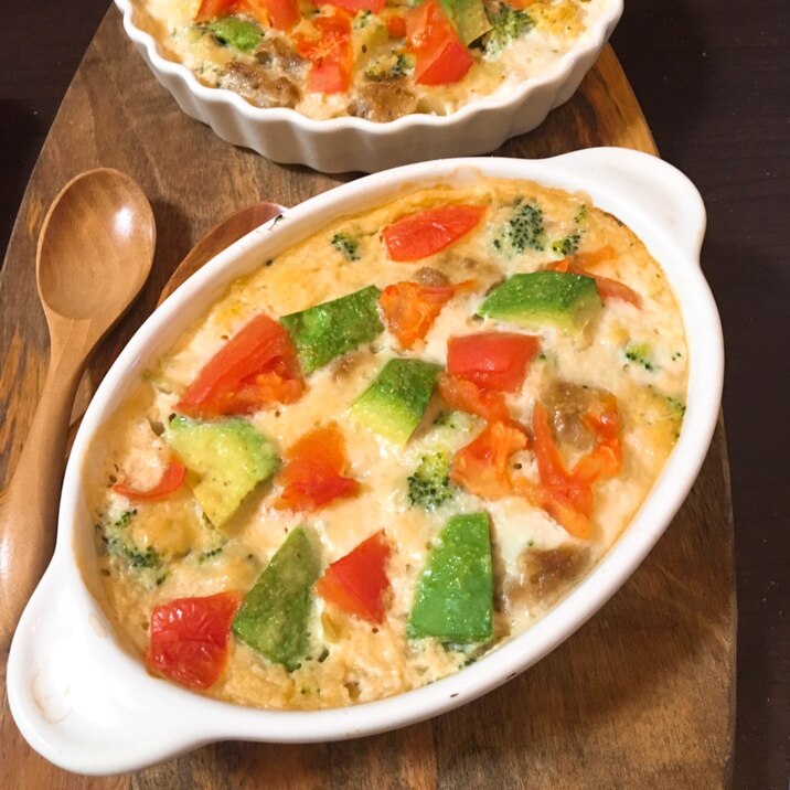 簡単!長芋と牛乳のブロッコリーグラタン 低カロリー